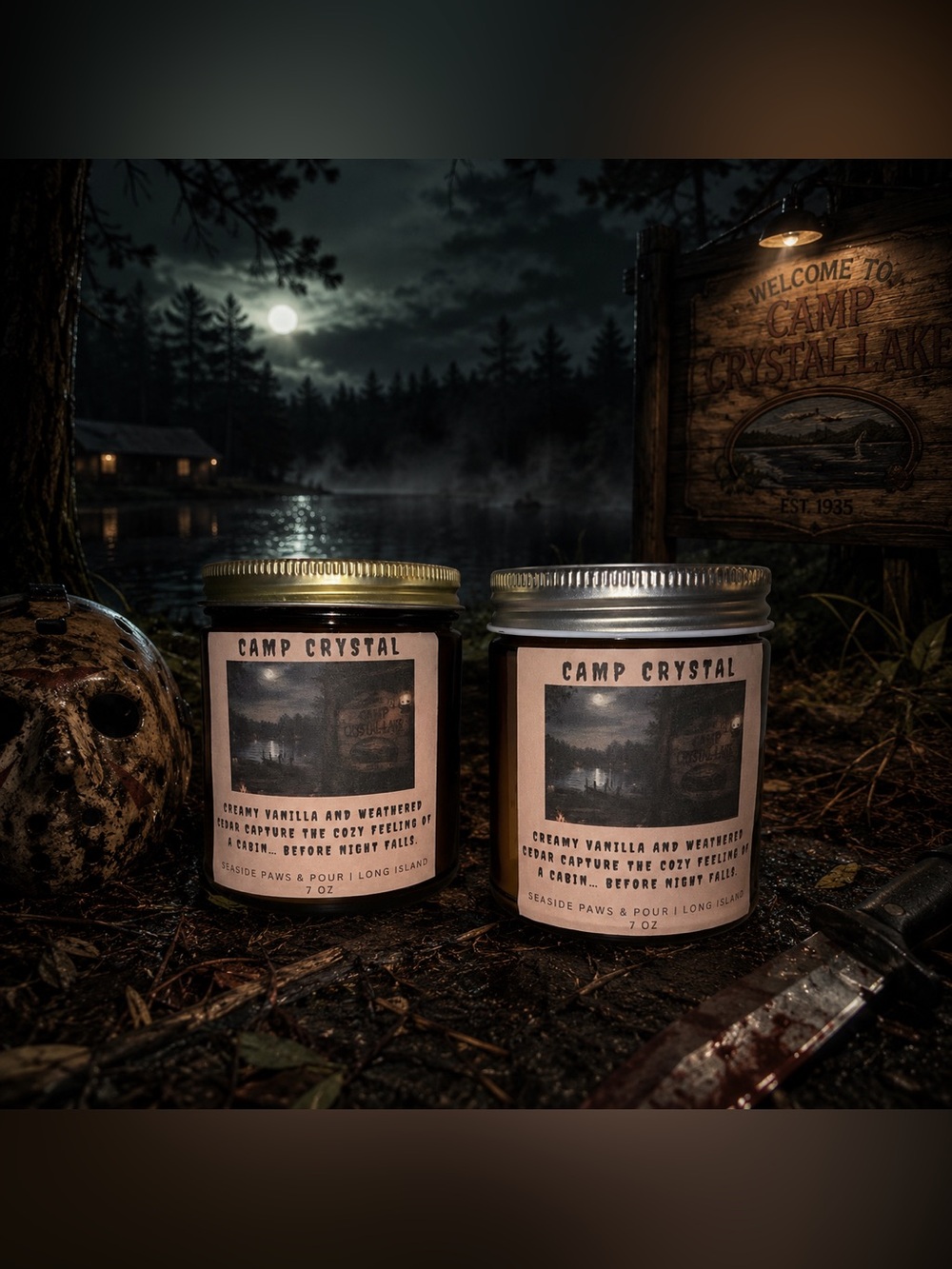 Camp Crystal 7oz Soy Wax Candle